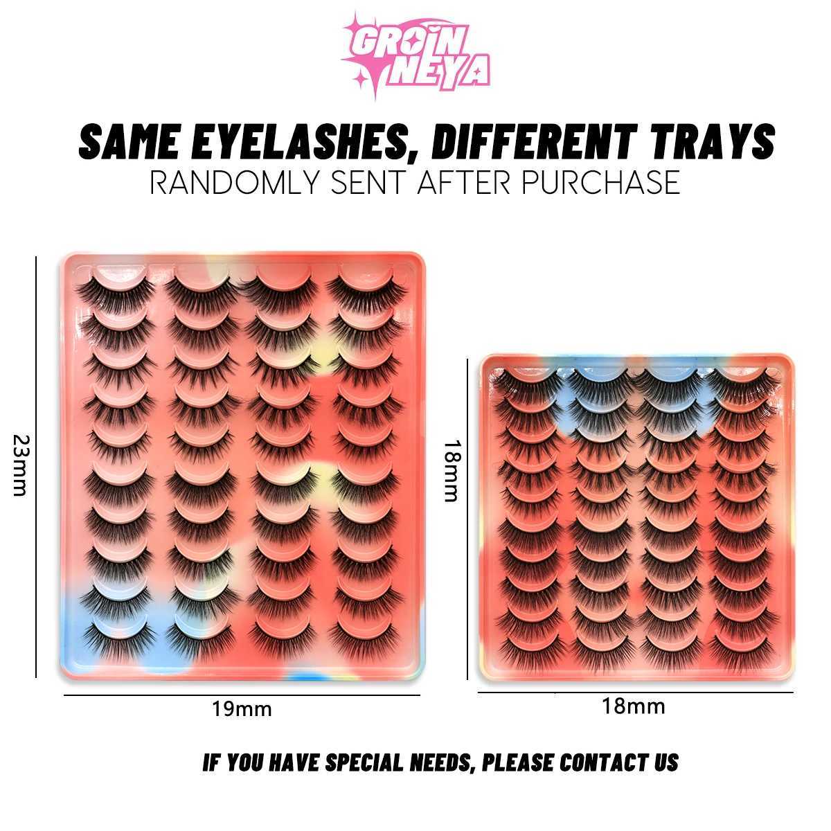 3D Mink Eyelashes Fluffy Soft Wispy Natural Cross Eyelash Extensions Reusable Mink False Eyelashes Makeup Z250730