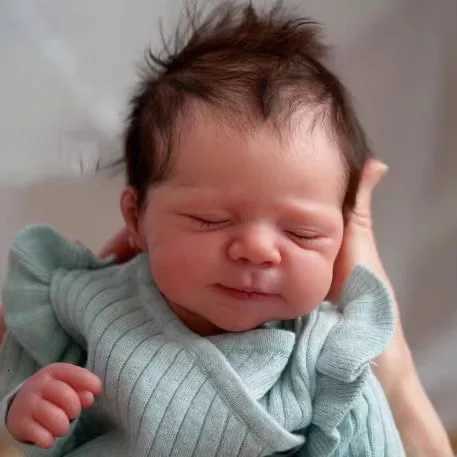 19-inch Newborn Soft Body Baby Pascale Reborn Doll with 3D Skin Multiple Layers Painting with Visible Veins Soft Touch Doll XJ250730