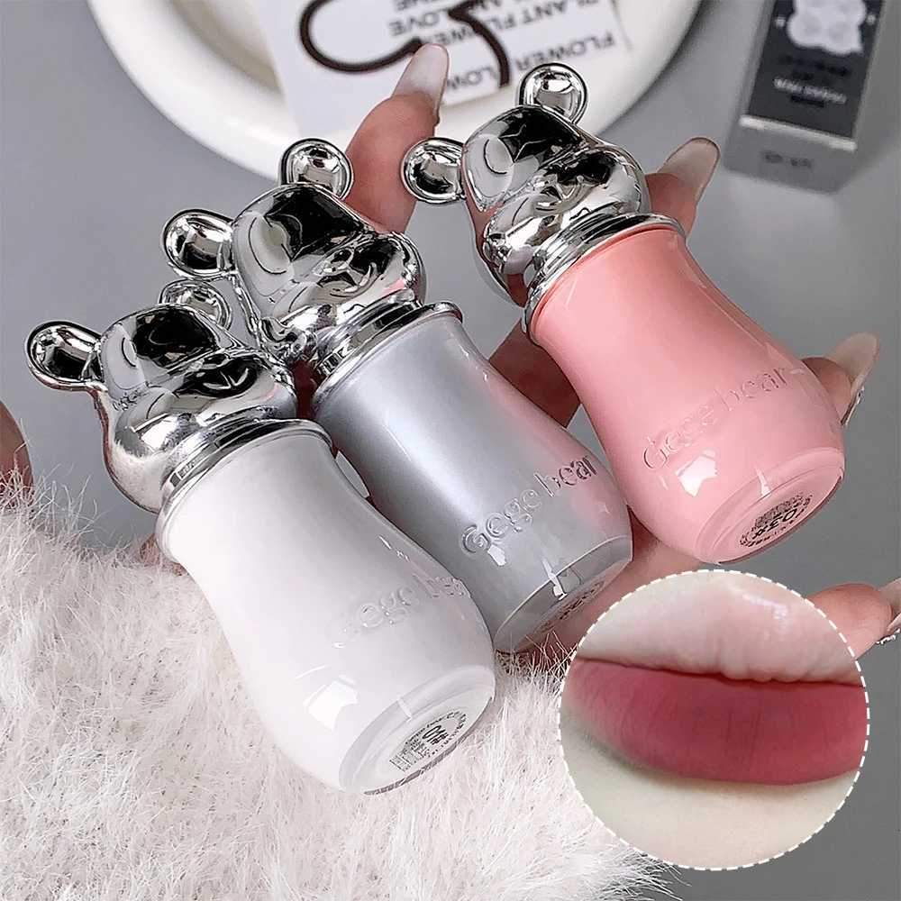 Gege Bear Velvet Matte Lipstick - Flawless Coverage Soft Glam Finish Essential for Summer Travel Long-lasting Makeup G250729