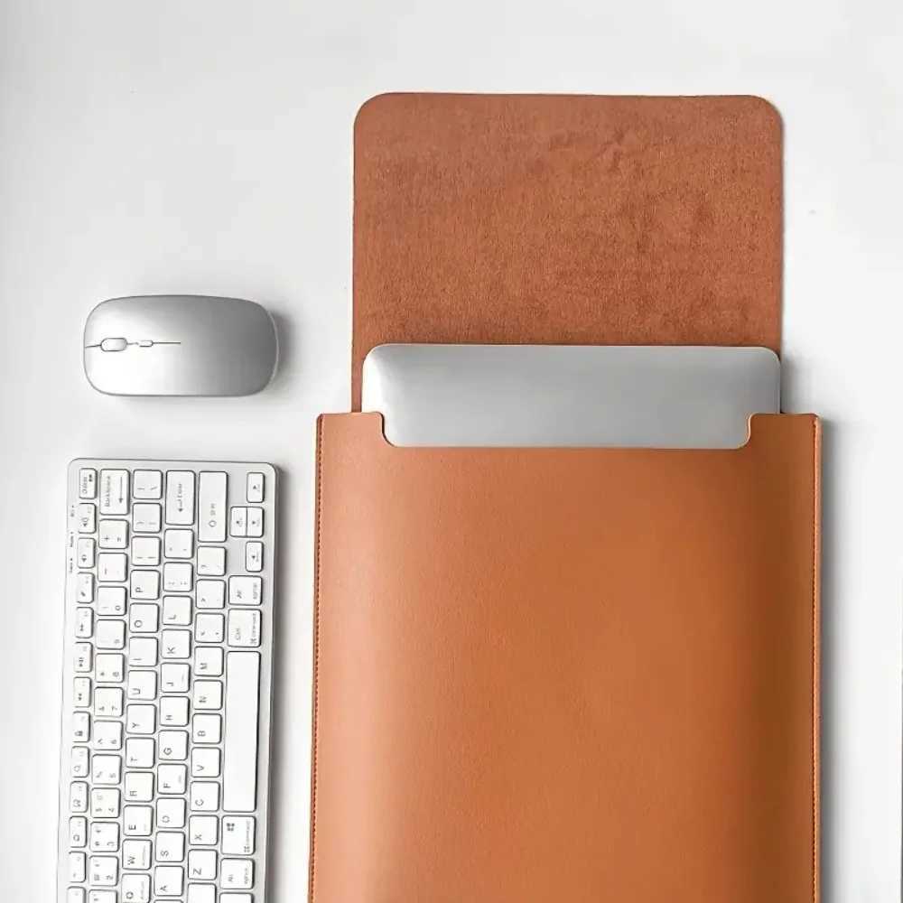 13/13.3/14/15/15.4/15.6/16 Inch Laptop Bag Notebook Computer Mouse Pad PU Leather Bladder Bag Computer Bag Accessories y250730