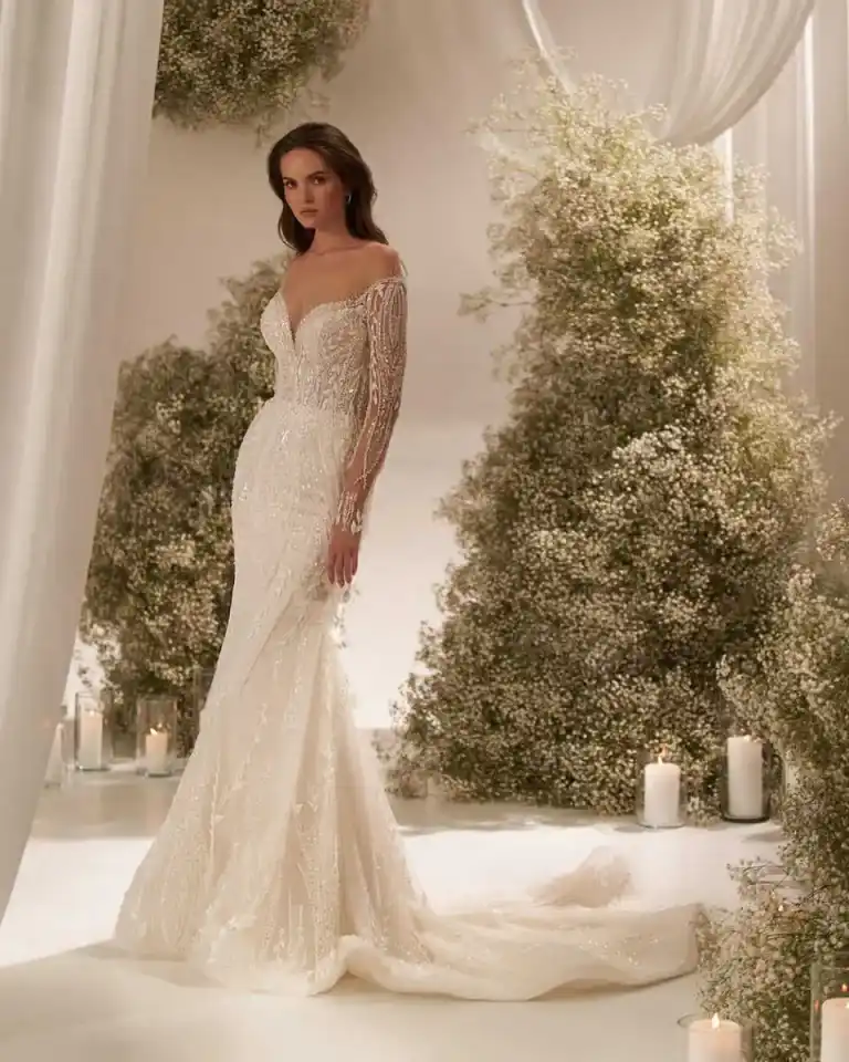 Classic Wedding Dress Mermaid Gowns Strapless Sleeveless Crystals Floor-Length Formal Bridal Gowns Plus Size Customized Vestido de novia