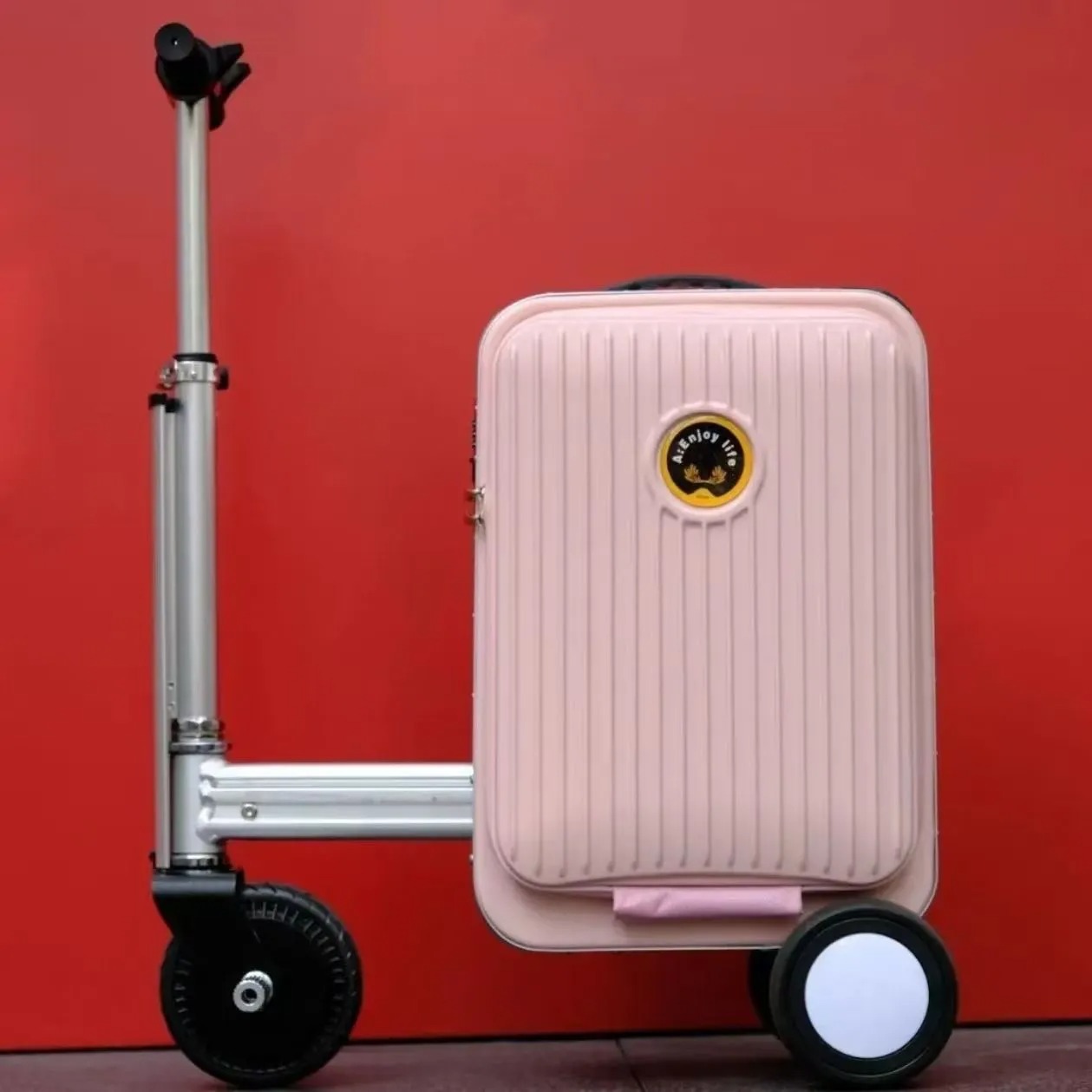 Electric Luggage Rideable Mobility Scooter Trolley Case Chassis Riding 20 inch suitcase travel case Boardable Smart Electric Car Case