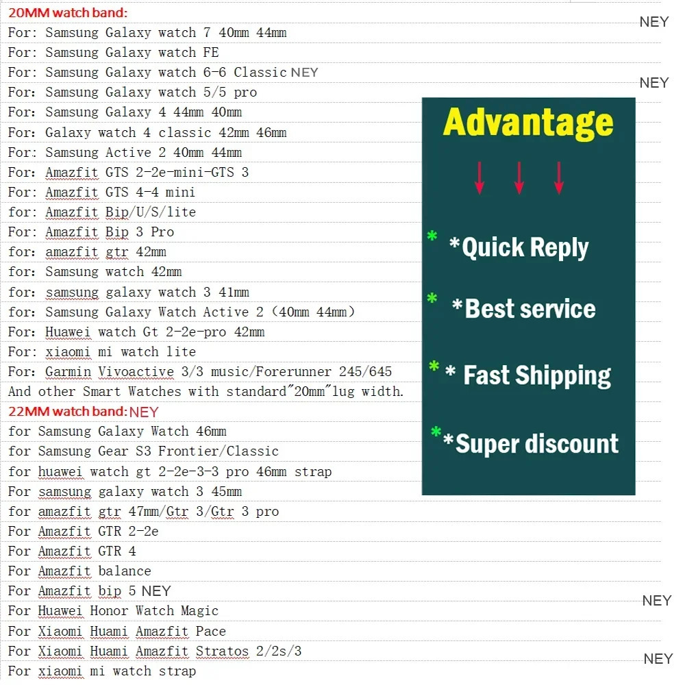 20mm/22mm Resin strap For 42mm/Active 2 40mm/44mm Gear S3 women Bracelet watch strap 250729