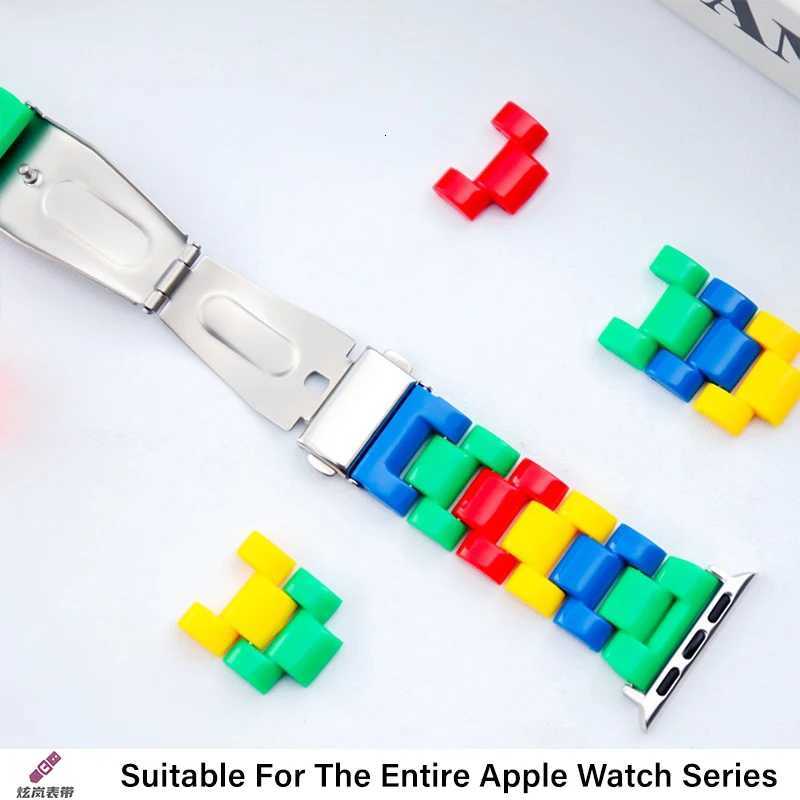 Blocking Band for I tra 10 9 8 76 SE Plastics Bracelet Str for ple 46 42mm 41mm 38 40mm 45mm 49mm Y250730
