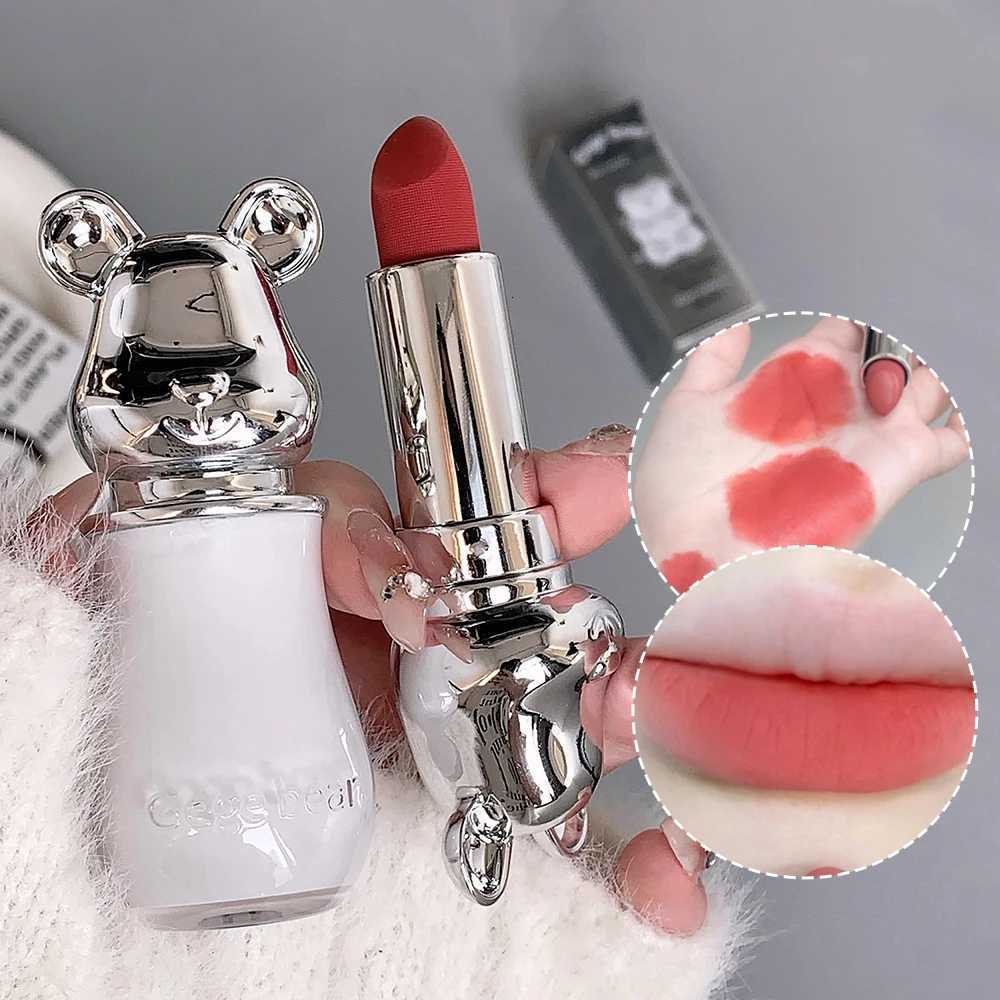 Gege Bear Velvet Matte Lipstick - Flawless Coverage Soft Glam Finish Essential for Summer Travel Long-lasting Makeup G250729