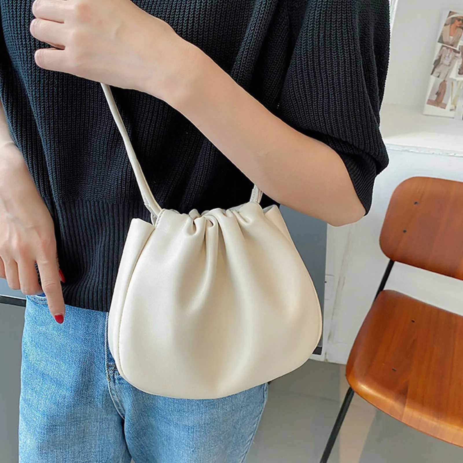 Soft PU Leather Shoulder Bags Solid Color Crossbody Bags with Magnetic Closure for Casual and Work Use Y250729