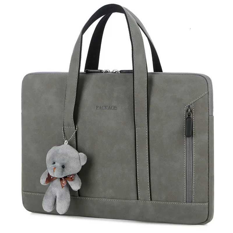 Shockproof Brand PU Laptop Bag 131415.616 Inch Lady Wen Handbag Case For Book Air Pro Notebook Computer PC y250730