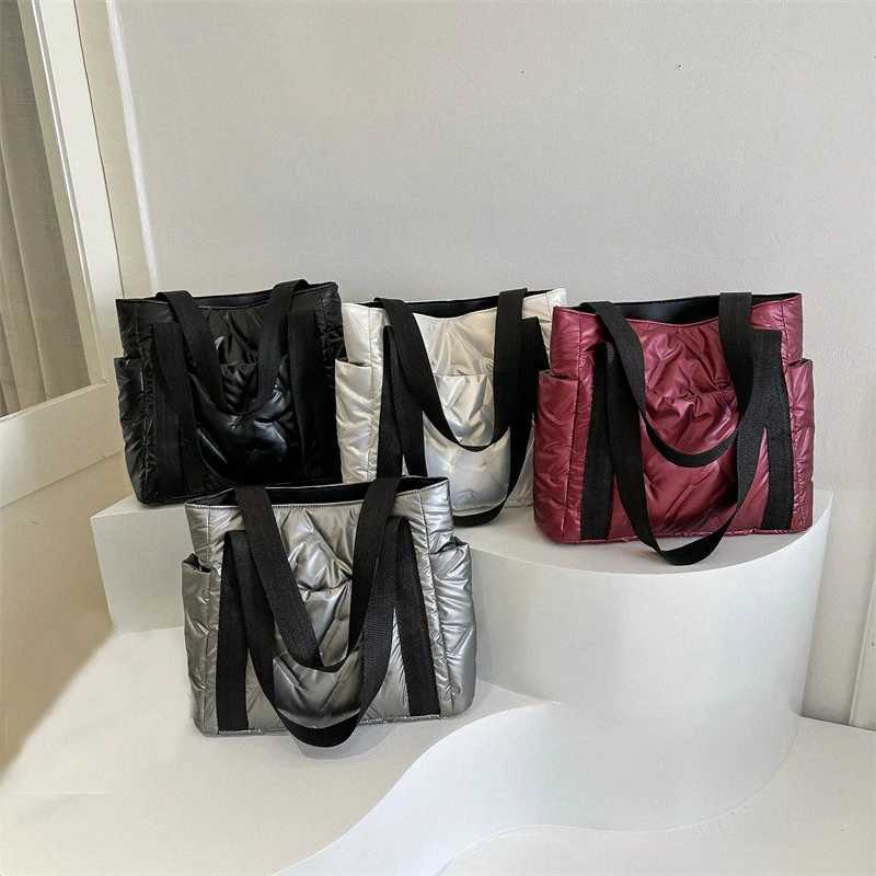 New Fi Handbags Wen Soft Quilted Space Cott Shoulder Bag Ladies Luxury Crossbody Bags Bolso Mujer Couple Bag Tote Bags Y250730