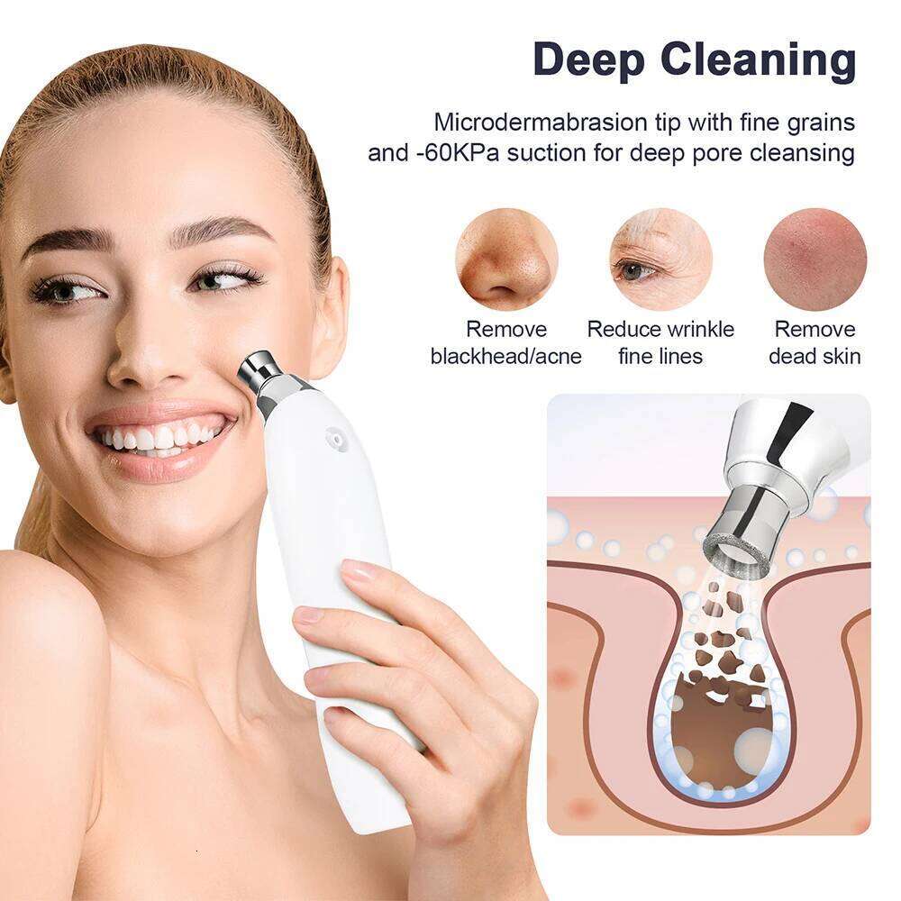 Portable Dia Microdermabrasion Facial Peeling hine Hydrating Airbrush Exfoliation Deep Cleaning Vacuum Blackhead Remover