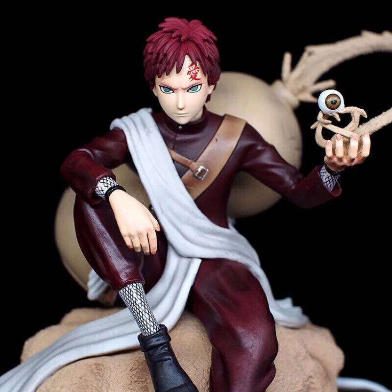Anime Gaara Kazekage Battle Ver. GK PVC Action Figure Game Statue Collection Manga Model Kids Toys Doll Gifts