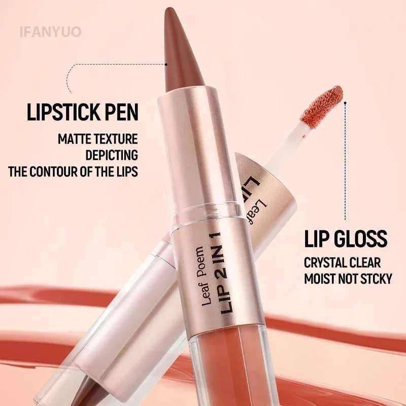 100% Authentic Product Tapered Lip Liner Lipstick Pen Matte Black Brown Velvet Lipstick Outline Contour Lipliner Water Mirror Moisturizing Lipgloss G2