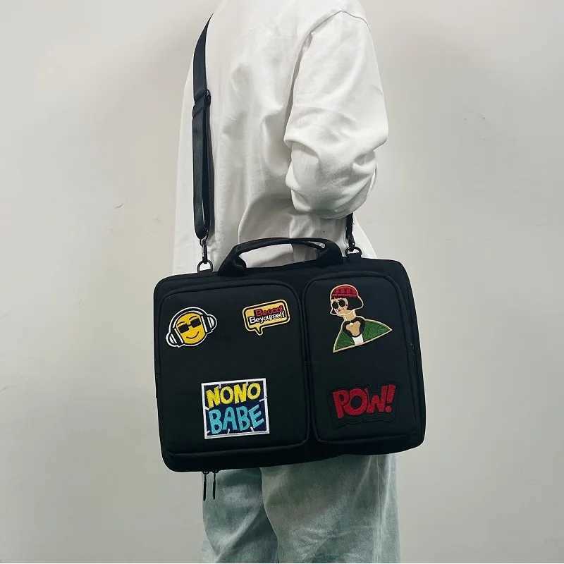 Anti-Drop and Shock-Absorbing Computer Bag Portable Laptop Crossbody Bag Suitable for 13.3/14/15.6/16 Inch Laptops y250730