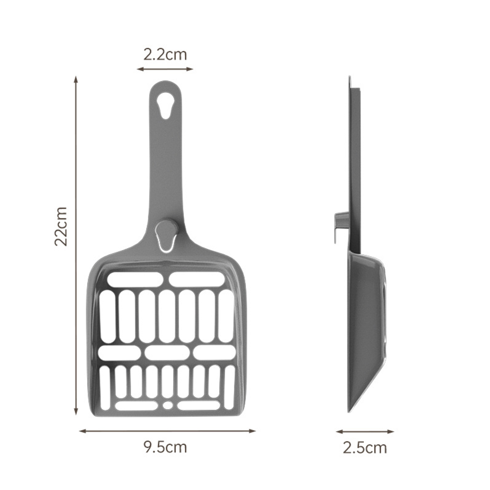 Cat litter shovel cat poop remover, super large shovel fine hole cat pet cleaning source manufacturer processing and labeling