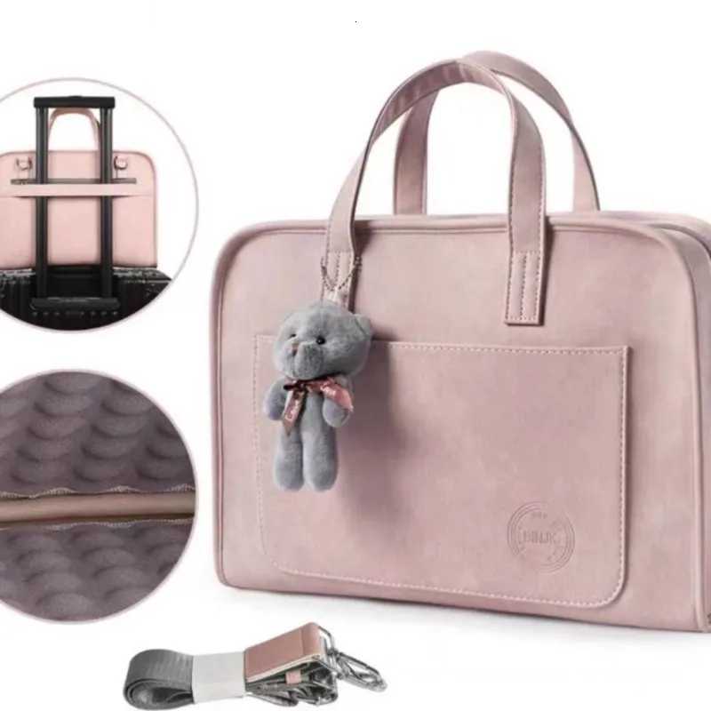 13.3 14 14.1 15.6 16 Inch Khaki Pocket Laptop Bag Wen Off Notebook Sleeve Case Travel Computer Handbag Elegant Luxury y250730