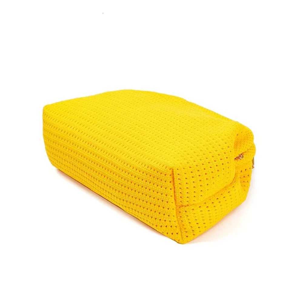 Solid Color Women Beach Clutch Bag Large Capacity Hollow Out Banquet Bag Soft Elastic Dumpling Purse Summer Crochet Handbag Y250729