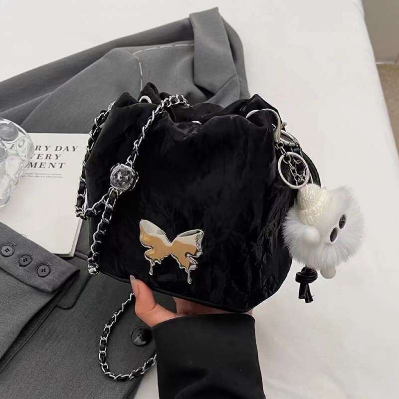 Summer Small for Women 2024 New Design Sense Niche Designer Chain Crossbody Fashion Bucket Bag