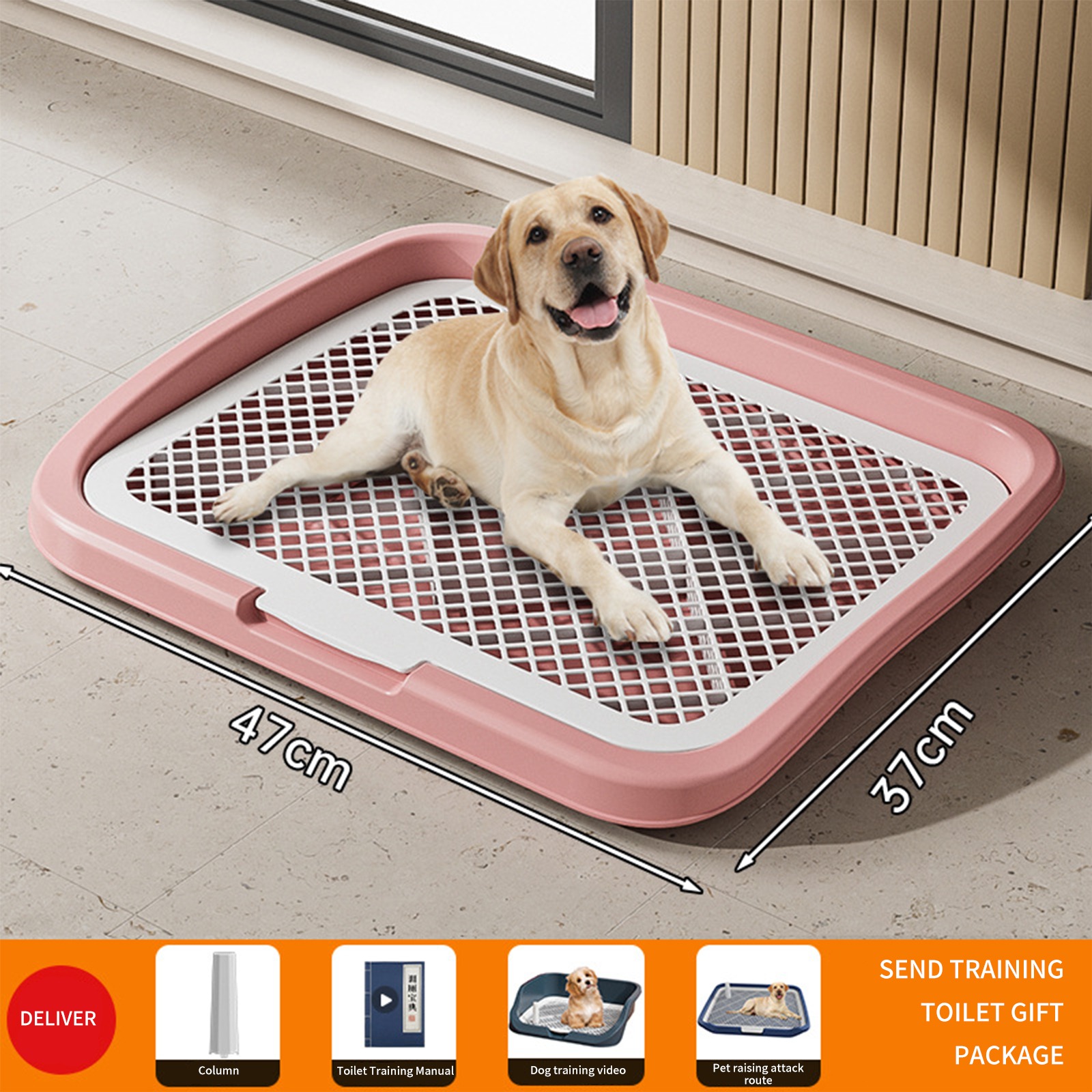 Dog toilet oversized small medium large dog flat high fence splash proof dog urinal delivery column manufacturer wholesale