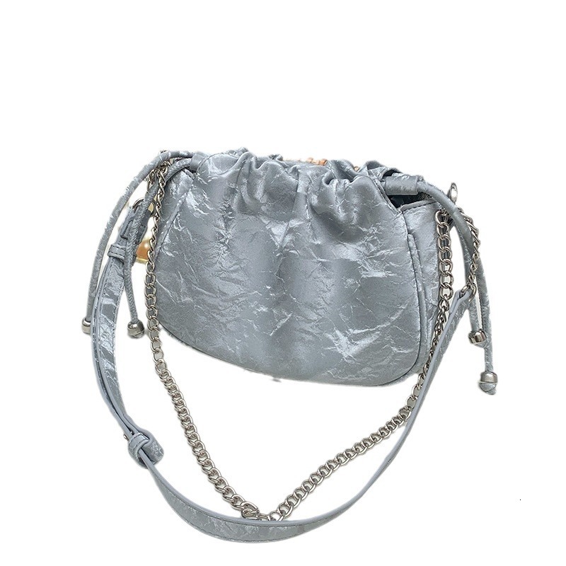 Designer Luxury Bag 2025 Pleated Chain Cloud Bag, Niche Commuter Underarm Bag, Summer Multi-functional Crossbody Bag, Women's Handbag