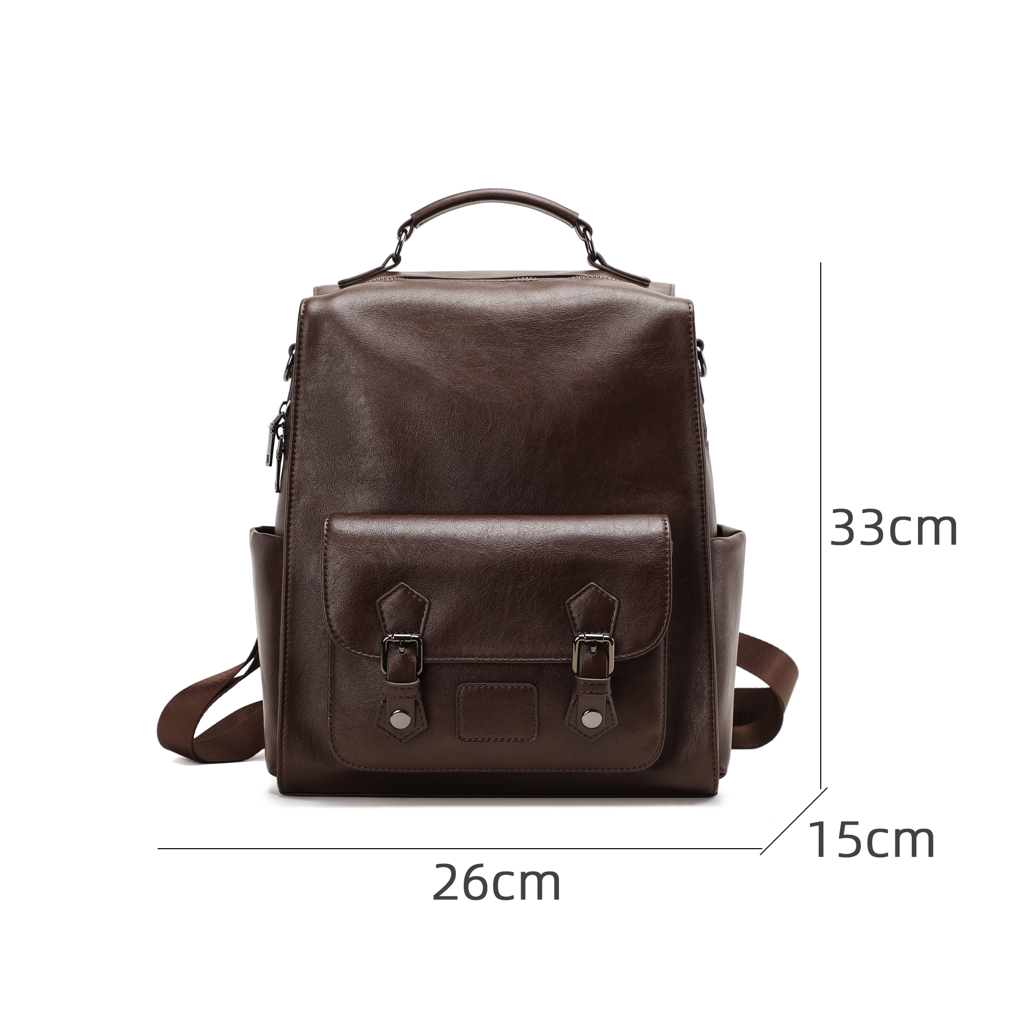 Small niche commuting backpack for women, fashionable and large capacity design, computer bag for women, college student backpack