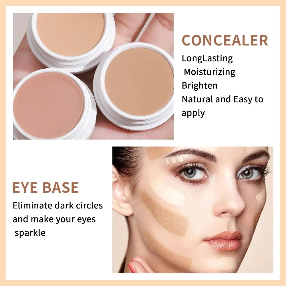 Soft concealer foundation cream delicately covers tattoo spots dark circles concealer makeup 250730