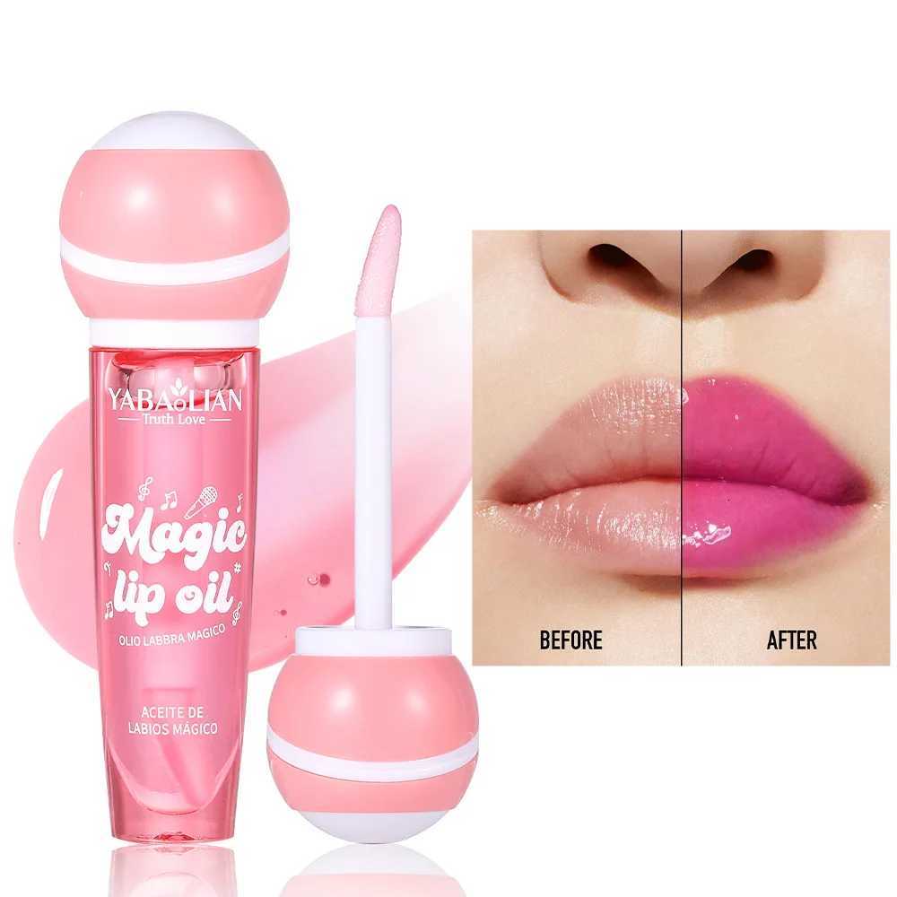 Pink Warm Change Lip Gloss Sexy Full Color Crystal Liquid Waterproof Moisturizing Lip Makeup G250728