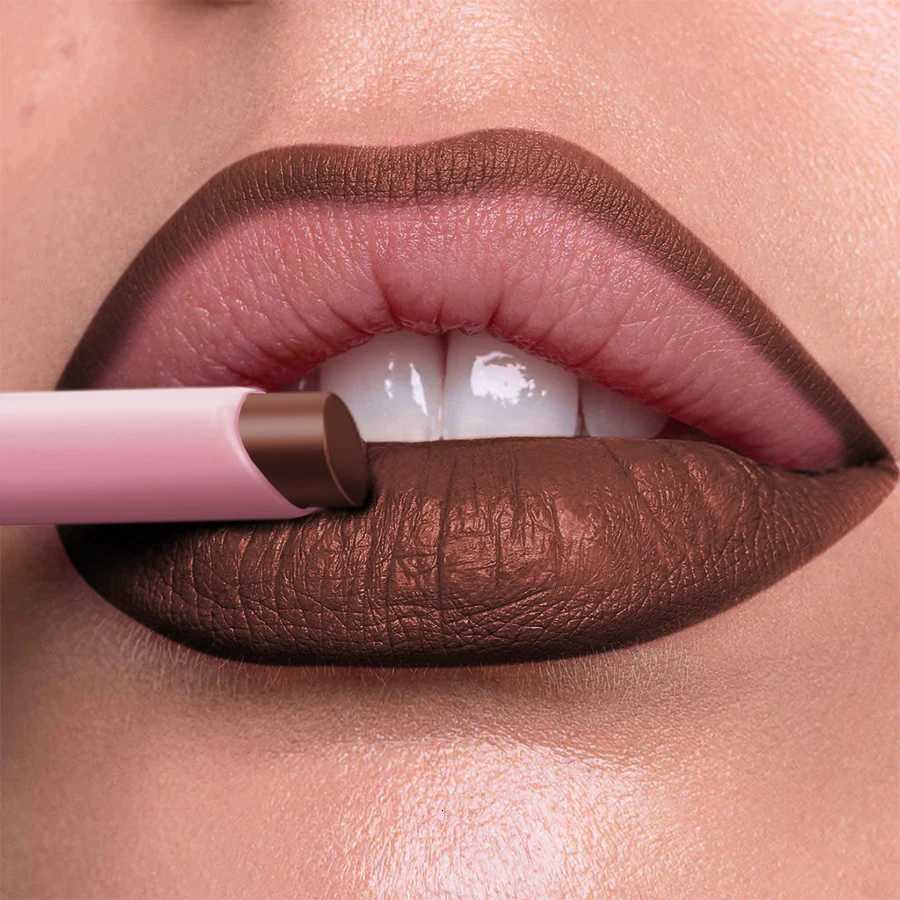 15-color Nude Brown Lip Liner Pencil Sexy Red Matte Smooth Waterproof Lip Liner Long Lasting Lip Makeup Lipstick Pen for Women G250729