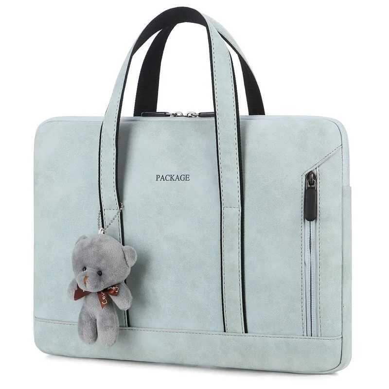 Shockproof Brand PU Laptop Bag 131415.616 Inch Lady Wen Handbag Case For Book Air Pro Notebook Computer PC y250730