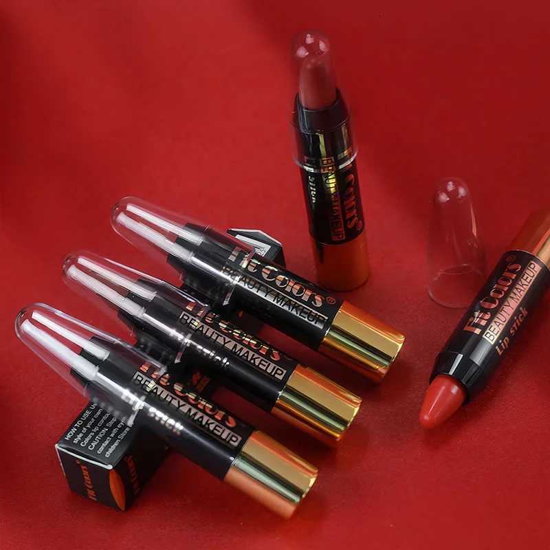6-Color Nourishing Lip Crayons - Velvet Finish Hydrating Non-Transfer and Waterproof Lipsticks G250729