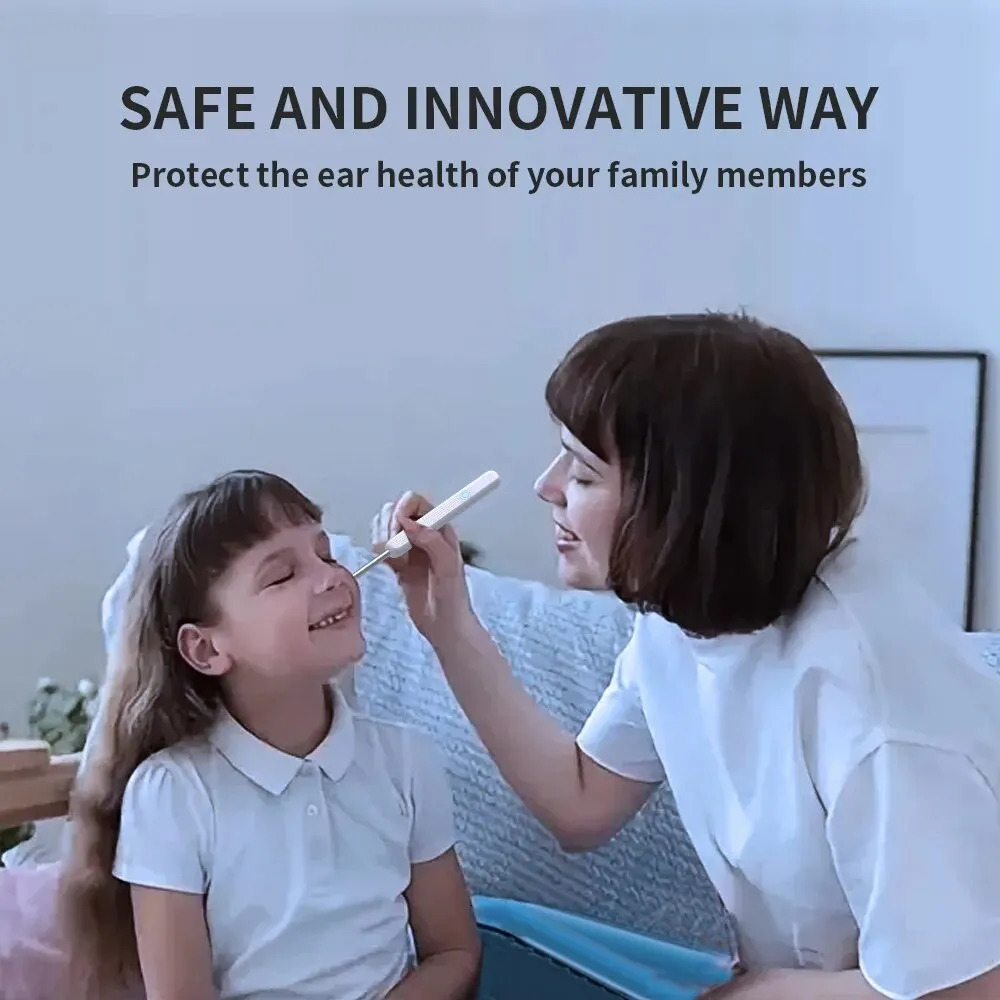 Wireless Visual Ear Wax Removal Safe Endoscope Earpick with Camera 1080P Luminous Otoscope Ear Cleaning Tools 250726