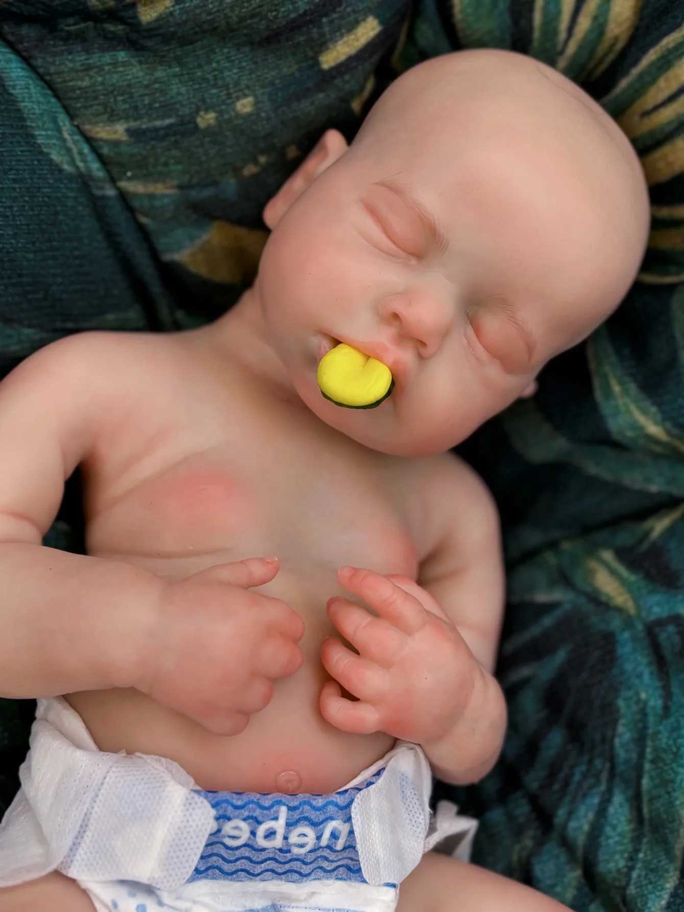 Newborn - like 18 Inch Loulou Silicone BEBE Reborn Doll Soft - Touch Girl with an Openable Mouth! XJ250730