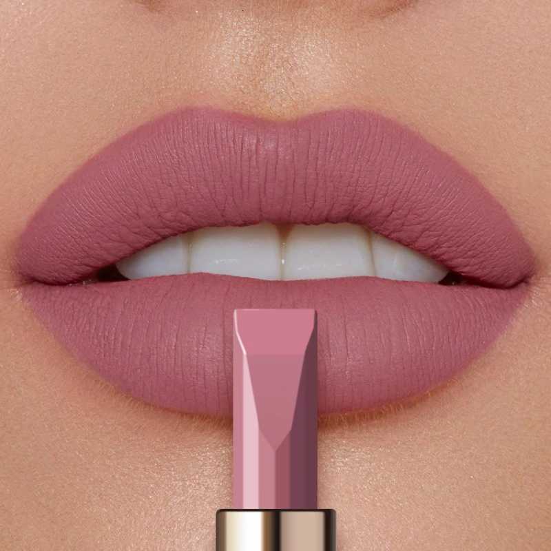 Velvet Smooth Matte Lipsticks Waterproof Non-Stick Cup Long-Lasting Makeup Moisturizing Solid Lipstick G250729