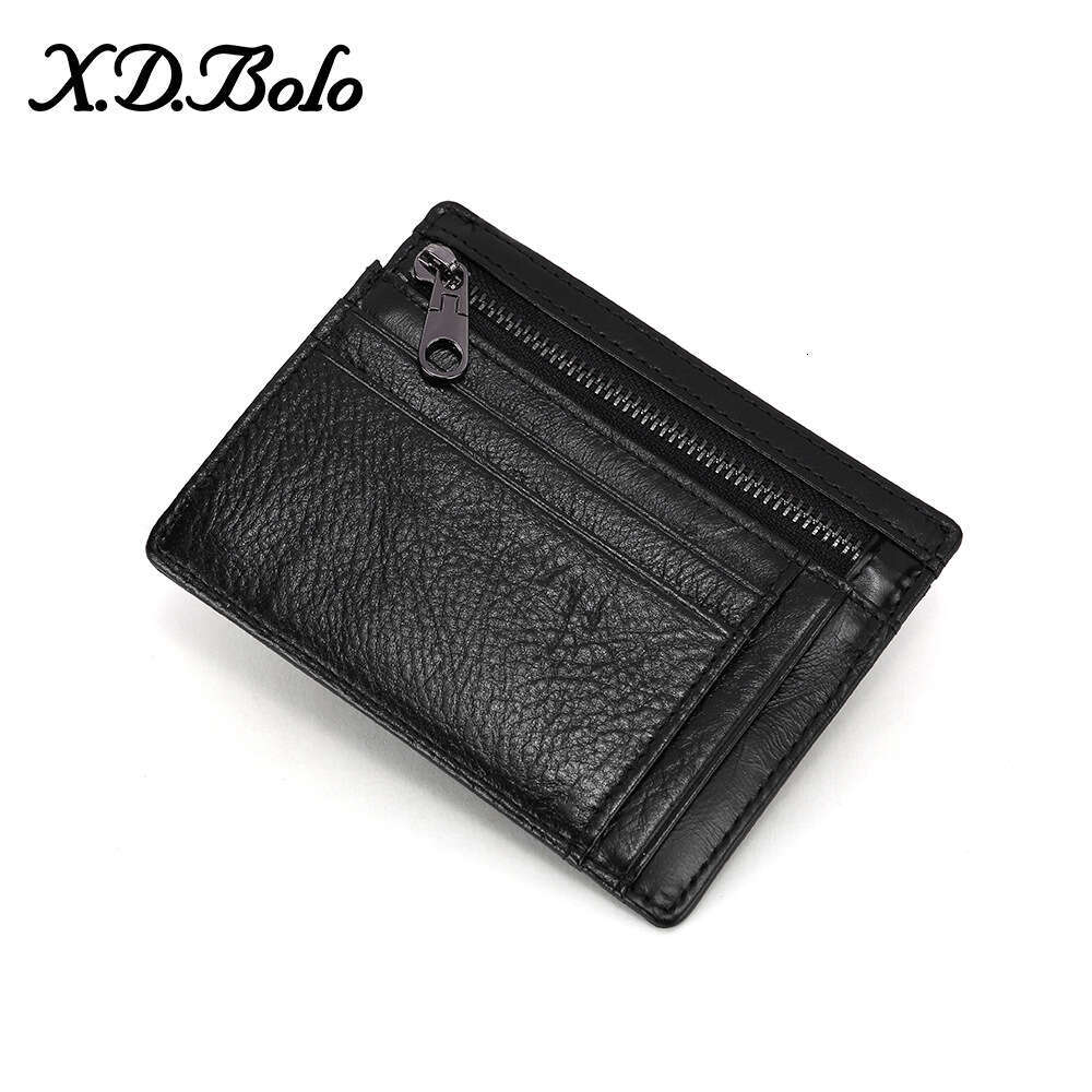 Hot Sale Short RFID Card Holder Cowhide Men's Genuine Leather Wallet designer wallet B5 B5