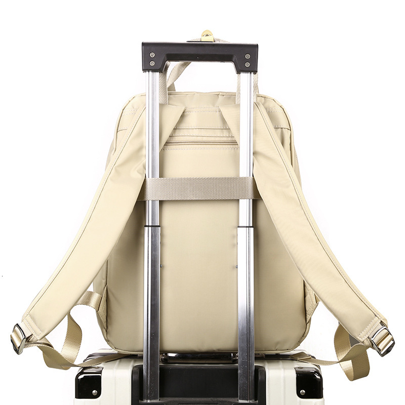 Colorful Fox New Women's Fashion Trendy Korean Version Multi-layer Convertible Trolley Backpack Lightweight Bag ddmymoon