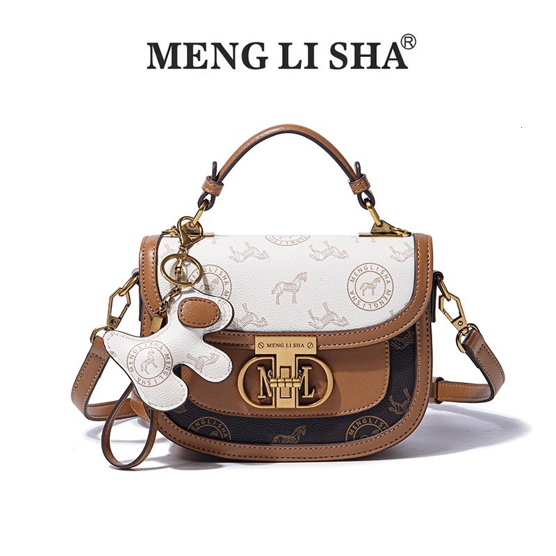 2025 Spring Summer New Fashion Versatile Niche Design Handheld Saddle Commuting Personality Simple Single Shoulder Crossbody Bag ddmymoon