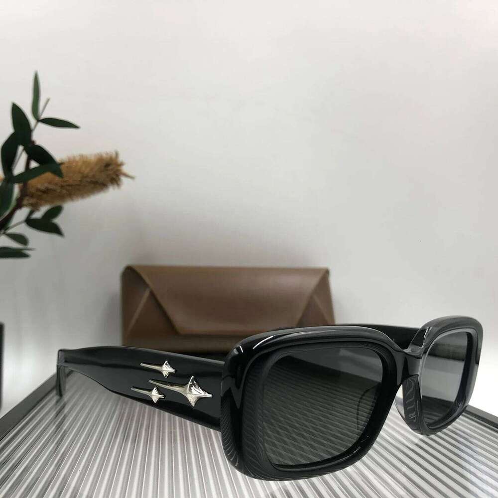 TAORED Korean Styles Small Square for Women and Men Trendy Fashion Handmade Acetate Nylon Lens Designer Sunglasses