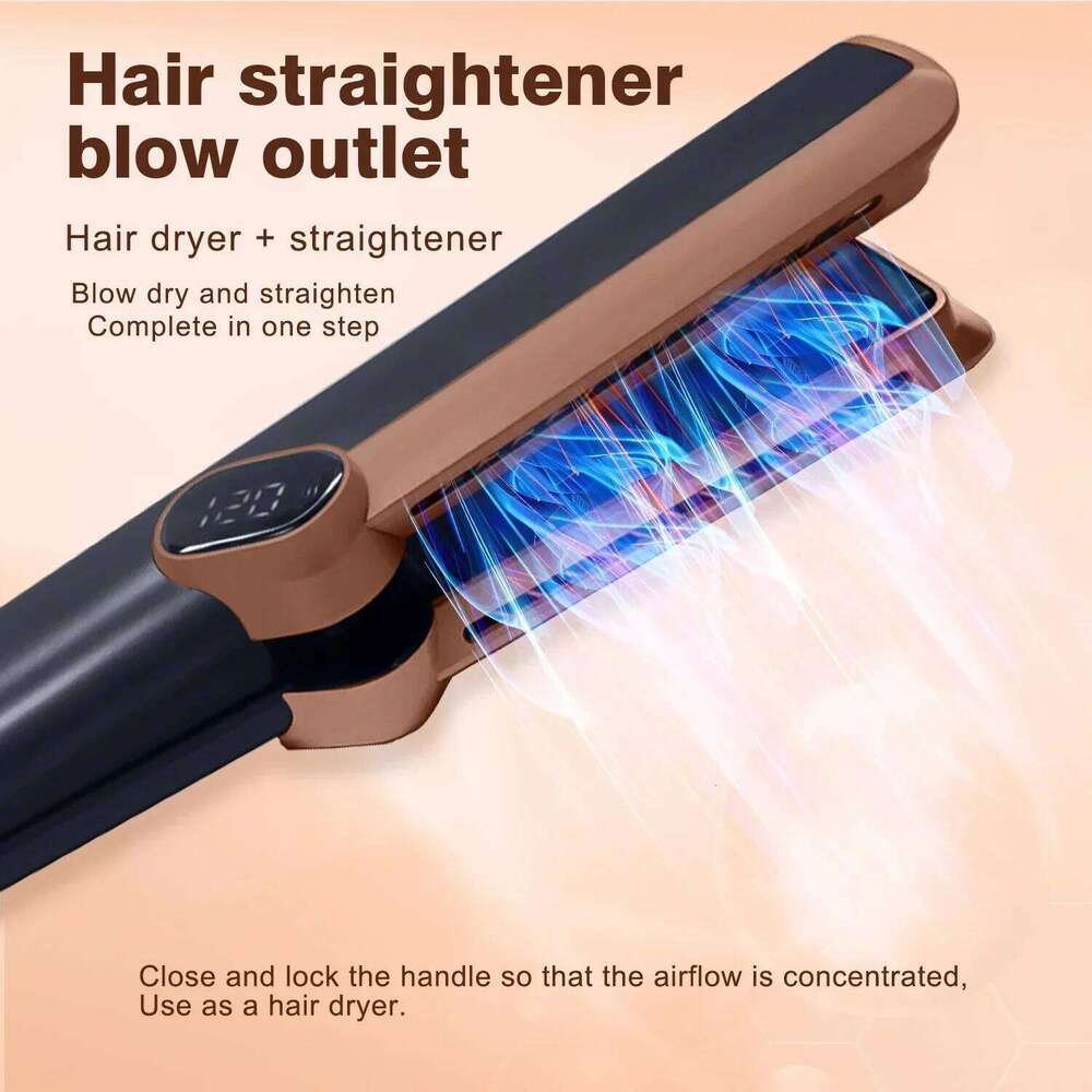 2in1 Professional Curling Hair Dryer 106000 RPM Air Anion Portable Wet & Dry Straightener