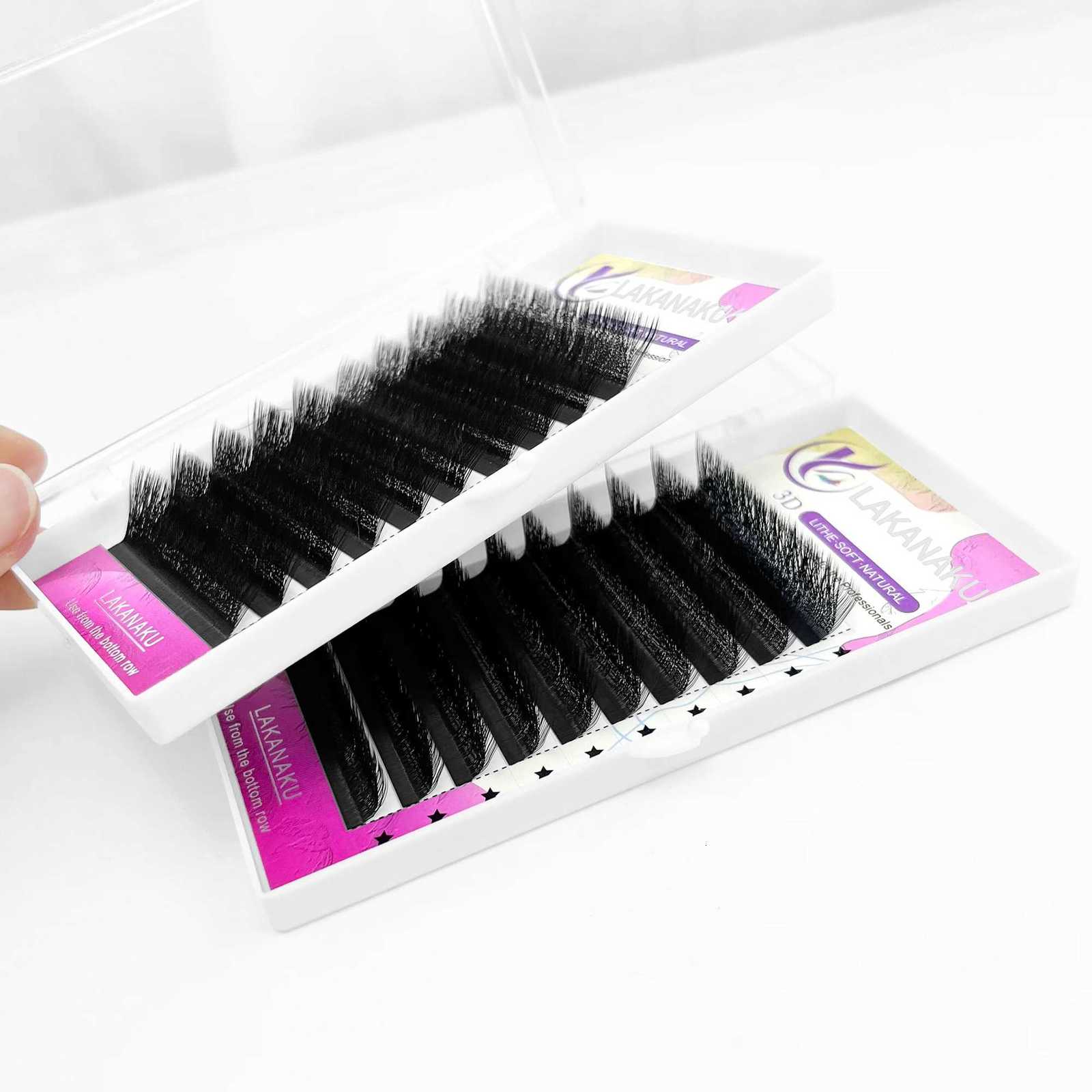 6D W Shaped L M Curl False Eyelashes 5D W Russian Eyelashes Extension Volume Eyelashes Extension W Shape Mink Eyelashes Z250730