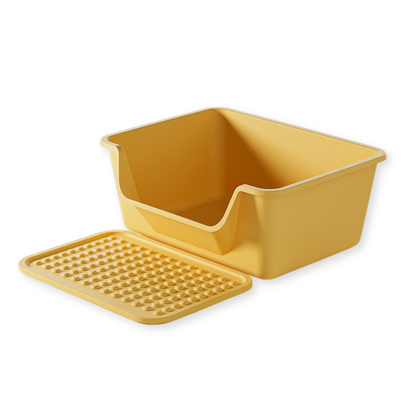 Cat litter box oversized anti splash semi enclosed open cat toilet giant box wholesale of cat supplies