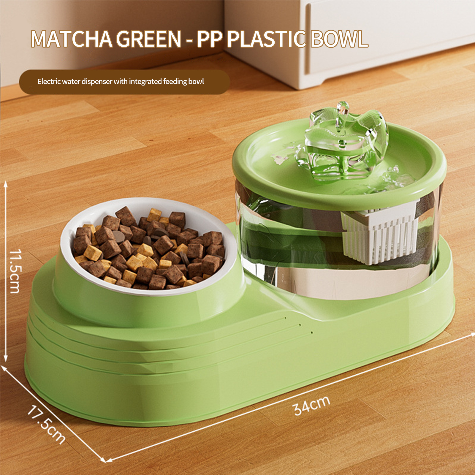 Cat water dispenser automatic circulation live water pet drinking water filtration flow neck protection feeding device source manufacturer's agen