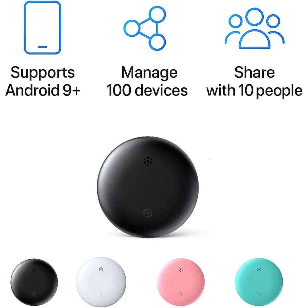 Waterproof Positioning System Tracker Locator Finder Google Find My Lage Pet Key Compatible with Android Smart Devices