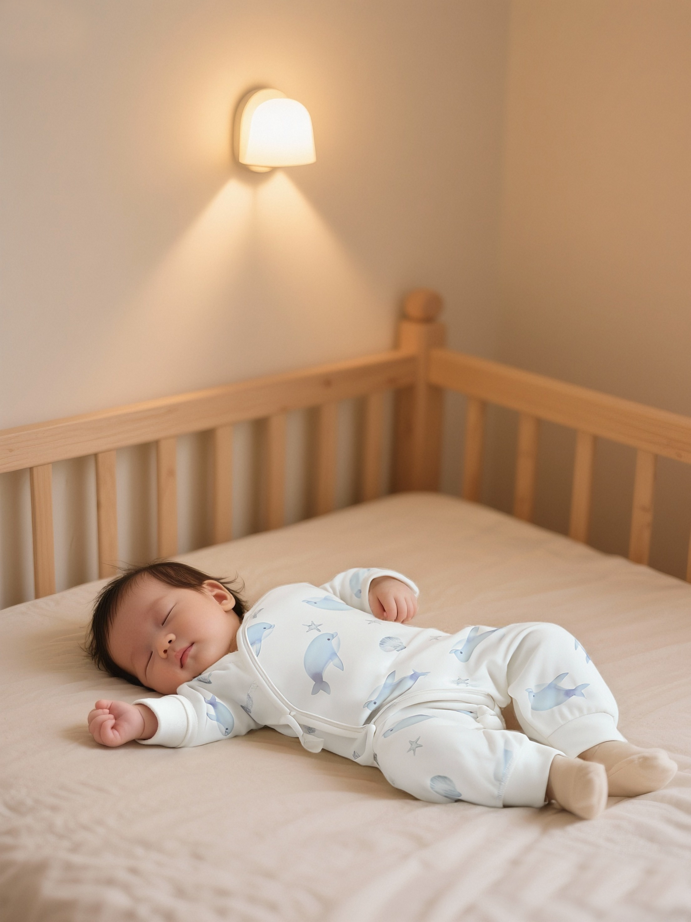 Baby Clothes Pure Cotton A-Type Autumn And Winter Baby Jumpsuit Baby Long-Sleeved Home Clothes Newborn Jumpsuit Crawling Clothes