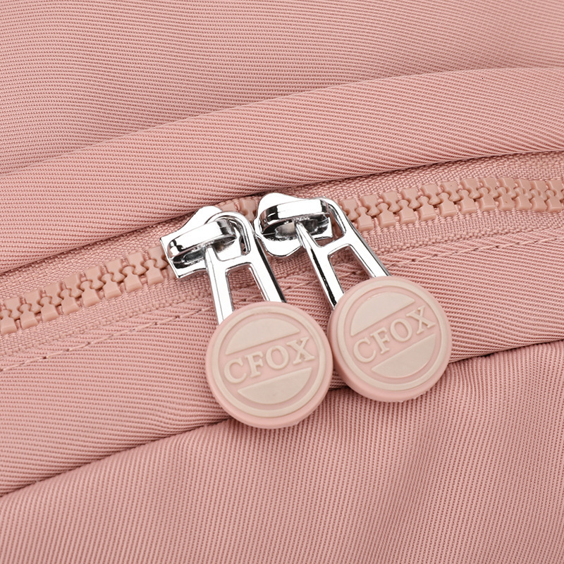 Colorful Fox Women's Large Capacity Travel School Bag Water-Resistant Nylon Student Backpack ddmymoon