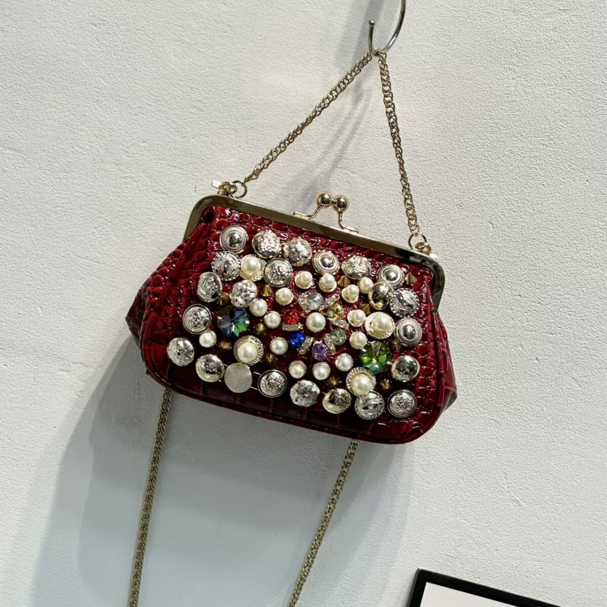 2025 New Fashion Style Handmade Button Crossbody Bag ddmymoon