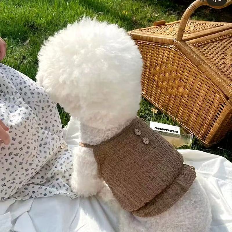 T850 Summer new pet clothes for cats, dogs, Teddy, Bichon, Schnauzer, Pomeranian, small puppy camisole