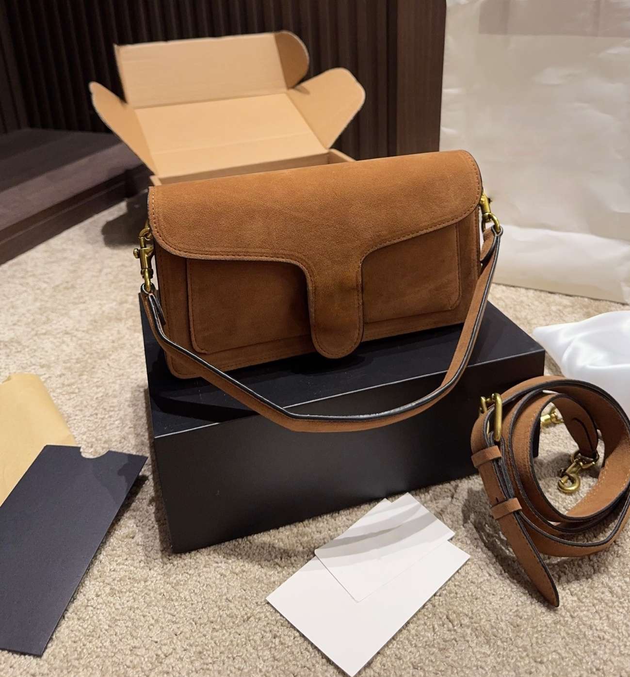 tabby bag mirror quality designer bag suede bag women shoulder bag brown Dionysuss flap bag large chain bag autumn winter crossbody bag weekend travel bag evening bag