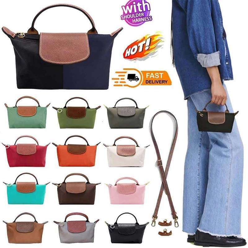 Designer Mini Hobo Nylon Cellphone Bag Crossbody Bag Short Handle Button Zipper Open Close Recycled Canvas Patchwork Leather Trim Strap Lightweight Durable Clutch