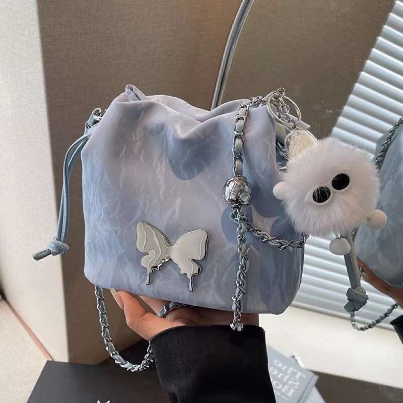 Summer Small for Women 2024 New Design Sense Niche Designer Chain Crossbody Fashion Bucket Bag