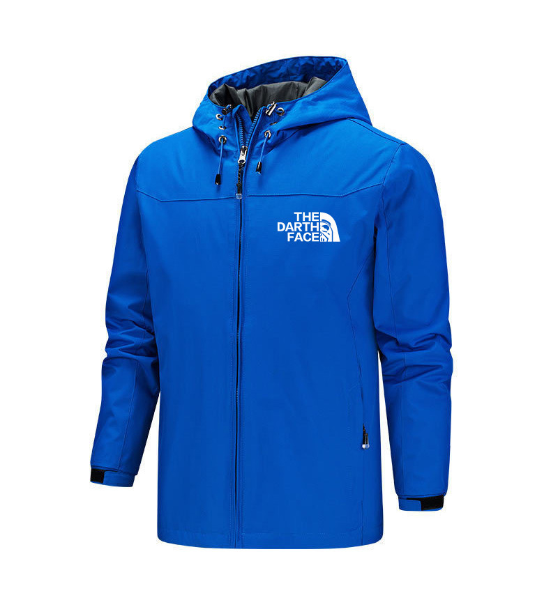 Thin Spring & Autumn Single-Layer Outdoor Windbreaker for Men Waterproof Jacket All-Season Hiking Coat S-5XL