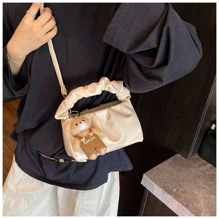 Minimalist Pleated Handbag for Women 2025 Summer New Niche Design Versatile Commuter Shoulder Crossbody Bag