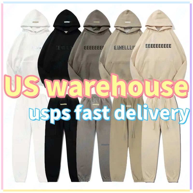 Essential Hoodies Designer Hoodie Mens t shirt: Plush Cotton Blend Hoody Stylish Men's Sweater for Casual Wear, Comfortable Baggy Fit, designer s shirts US Warehouse